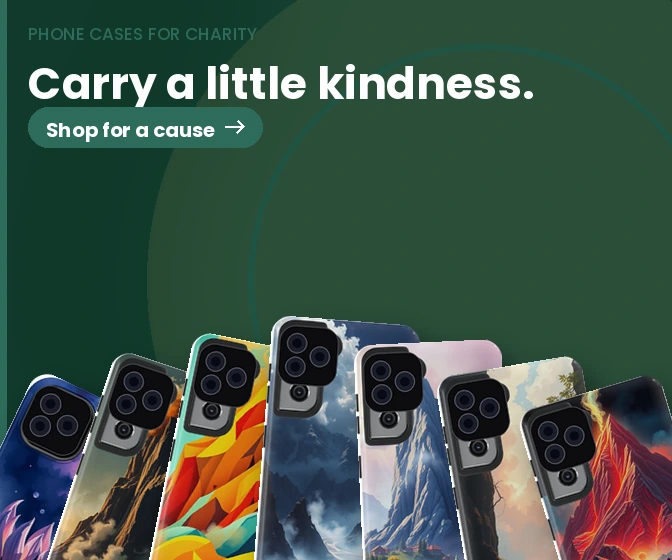 PhoneCasesForCharity: Cases that fund verified charities, with transparent impact.